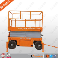 1000KG load smart one man mobile scissor lift aerial lift for maintenance